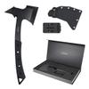 KOVA Black Thorn Hatchet - Stainless Steel, 14" Overall Length, 6.8" Blade, G10 Handle - Lightweight & Durable Axe, Ideal for Camping, Survival, and Outdoor Adventure view 1