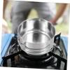 HANABASS 4pcs Camping Cookware Set Non-stick Stainless Steel Pot Pan for Outdoor Picnic Hiking view 4