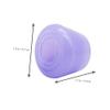 SUPVOX Creative Roller Skates Brake Stoppers Durable Double-Row Stoppers for Enhanced Braking Performance Noise Reduction and Comfortable Skating Screws Jelly Purple view 2