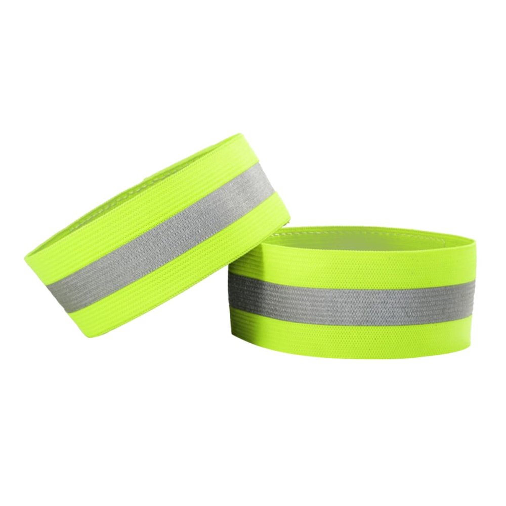 BESPORTBLE Reflective Bands for Arm Ankle Elastic Wristband Night Running Durable Nylon High Visibility