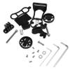 Sosoport Bike Computer Mount Stem Front Bike Computer Mount Adapter Sturdy Flashlight Compatibility view 1