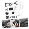 Sosoport Bike Computer Mount Stem Front Bike Computer Mount Adapter Sturdy Flashlight Compatibility view 2