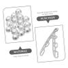 BESPORTBLE 1pair Ice Skating Replacement Blades Stainless Steel Blades for Skating Shoes and Small for Ice Enthusiasts view 2