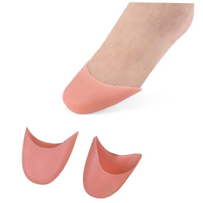 1 Pair Silicone Ballet Toe Caps for Dancers Forefoot Cushion Covers