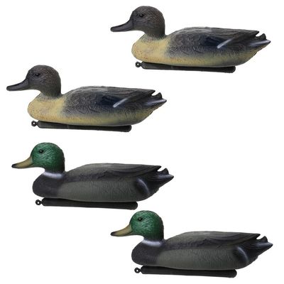 Amagogo Premium Floating Duck Decoy Set - 4 Pieces for Outdoor Hunting and Photography