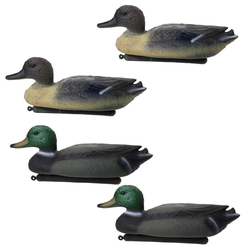 Amagogo Premium Floating Duck Decoy Set - 4 Pieces for Outdoor Hunting and Photography