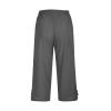 Generic Linen Capri Pants for Women Elastic High Waisted Wide Leg Yoga Capris Cropped Pants Drawstring Joggers with Pockets Dark Gray, XX-Large view 4
