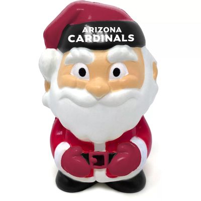 Party Animal NFL Jumbo Squeezymates Arizona Cardinals Santa Squeezy Figurine, Team Colors, 4" Tall
