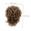 Angoily Women Afro Ponytail Drawstring Wig with Creative Costume Hairpiece for Parties Synthetic Wig for Cosplay Vibrant Curly Ponytail Extension Suitable for All Ages view 4