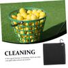 SUPVOX 3pcs Golf Towel Hair Towel Wet Towels Towels for Body Professional Golfing Golfs Towel Buckle Professional Ball Fiber, Small view 2
