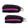 BESPORTBLE 2 Pcs Ankle Straps D-Rings for Leg Exercise Bands Ankle Straps Cable Machine Comfortable Cotton Padding Adjustable Fitness view 1