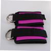 BESPORTBLE 2 Pcs Ankle Straps D-Rings for Leg Exercise Bands Ankle Straps Cable Machine Comfortable Cotton Padding Adjustable Fitness view 3