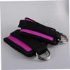 BESPORTBLE 2 Pcs Ankle Straps D-Rings for Leg Exercise Bands Ankle Straps Cable Machine Comfortable Cotton Padding Adjustable Fitness view 4