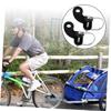 BESPORTBLE 2pcs Bike Trailer Coupler Hitch Connector for Pets and Boys and Girls Heavy-Duty Attachment for Trailers Easy to Install Towing Accessory view 4