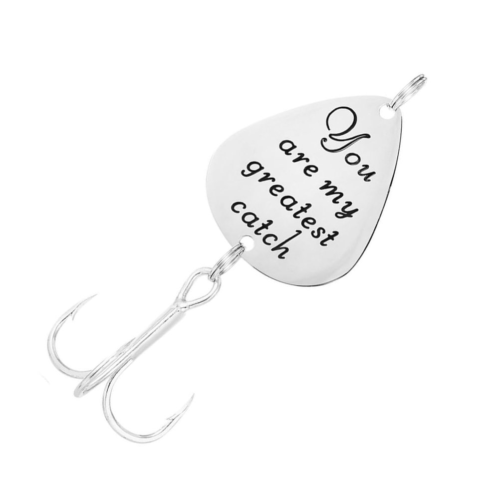 Milisten Guitar Pick Fish Hook 1PCS Random Style Treble Hook Fishing Lures Stainless Steel for Outdoor Fishing for Bass