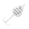 Milisten Guitar Pick Fish Hook 1PCS Random Style Treble Hook Fishing Lures Stainless Steel for Outdoor Fishing for Bass view 1