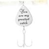 Milisten Guitar Pick Fish Hook 1PCS Random Style Treble Hook Fishing Lures Stainless Steel for Outdoor Fishing for Bass view 4