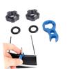 CALLARON Valve Nut for Gas Nozzle Inner Tube Bike Nut Aluminum Vacuum Tire Road Bike Wrench Included view 2