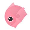 SUPVOX Boys and Girls Silicone Swimcap Cartoon Swim Hat for Toddlers Comfortable Stretchy Swim Hat Protects Hair from Water Damage for Pool view 1