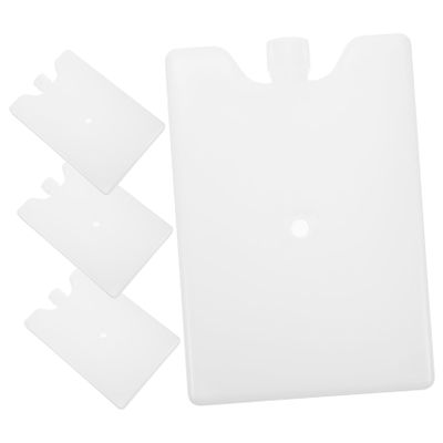 Zerodeko 4pcs Reusable Ice Packs Freezer Ice Packs for Cooling Foods and Drinks Non- Design for Easy Storage and Transport