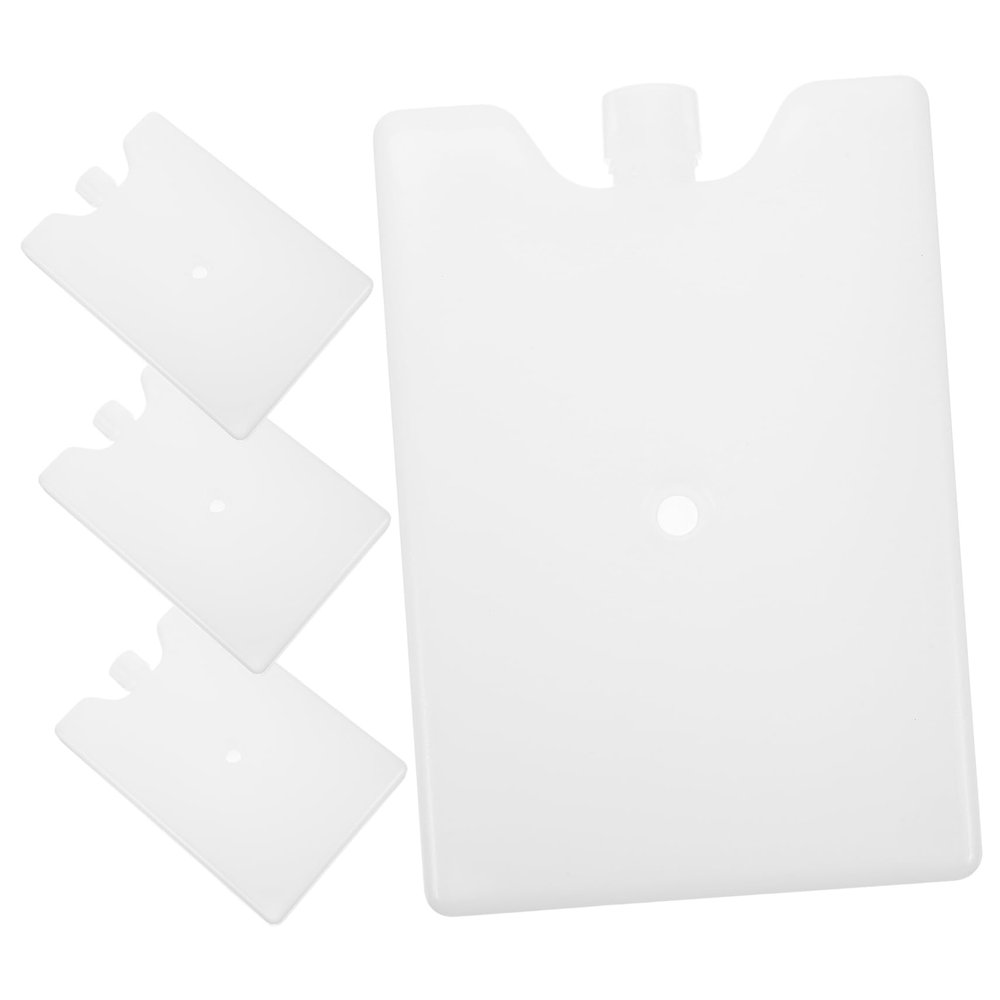Zerodeko 4pcs Reusable Ice Packs Freezer Ice Packs for Cooling Foods and Drinks Non- Design for Easy Storage and Transport