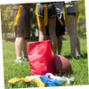 Gogogmee American Football Waist Flags Belts Set 8 Pieces 2 x White 2 x 4 Yellow Disc Cones Rugby Training Webbing for Youth view 4