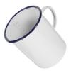 Zerodeko Vintage Enamel Measuring Cup Retro Household Water Mug with Ergonomic Handle for Coffee Tea Soup Camper Drinking Cup with Scratch Resistant Base view 1