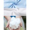 Chlidren Girls Long Sleeve Button Shirts eter Pan Collar lo Blouse Cotton Thin Toddler Girl (Blue, 14-15 Years) view 3