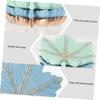 PACKOVE 3pcs Maple Leaf Resin Jewelry Storage Trays Unique Earring Holders for Organizing Accessories for Special Occasions Like Weddings and Birthdays view 4