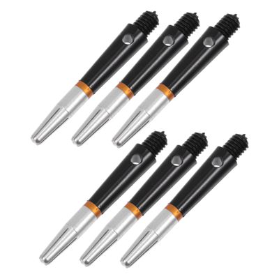 Milisten 6pcs Rotating Dart Shafts Accessories Lightweight Stems for Enhanced Control for Home Office and Game Rooms