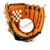 SUPVOX 1pc Thicken Pitcher Baseball Gloves Softball Mitts for Youth and Adults Comfortable Pu Material for Beginners and Training Random Stitching Yellow view 1