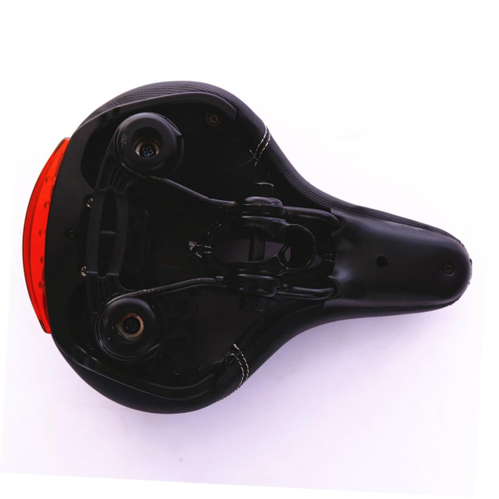 BCOATH Men Women Bike Seat Pad Taillight Comfortable Waterproof Dual Spring Breathable for Road Bike Cruiser