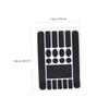 BESPORTBLE Carbon Fibre Chainstay Frame Protector Sticker Set for Bicycle Easy to Apply Vinyl Decal Black for Mountain and Road Bikes view 2