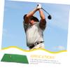 BESPORTBLE 1set Portable Golf Hitting Mat Realistic Turf for Practice Includes Mat Oxford Tees for Daily Training and Skill Development view 4