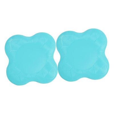 BESPORTBLE 2pcs Non-slip Balance Cushion for Yoga Exercise Comfortable Elbow and Ankle Support Eco-friendly Stability Trainer Sky-blue