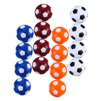 LIOOBO 16pcs Mini Foosball Table Replacement Balls Durable Plastic Accessories for Table and Parties