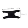 LIOOBO 1pair Knee Support Knee Pads for Adults Boys and Girls Comfortable Protective Design for Sports Activities Skid Suitable for Basketball Volleyball Running Dance Black view 3
