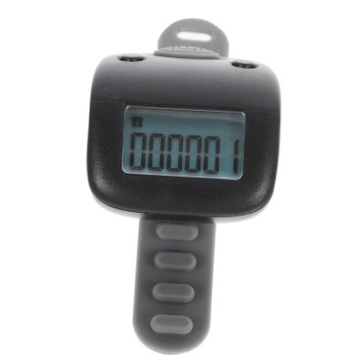 LIOOBO Silent Finger Counter Digital Finger Clicker Silicone Digital Tally Tracker Lap Rechargeable Electronic Ring Counter