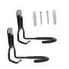LIOOBO 2pcs Bike Rack Hook Wall Mount Bike Hanger Metal Storage Hanger for Garage Home Indoor Shed Accessory