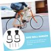 LIOOBO 2pcs Bike Rack Hook Wall Mount Bike Hanger Metal Storage Hanger for Garage Home Indoor Shed Accessory view 3