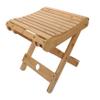 KOMBIUDA Bamboo Folding Stool Portable Outdoor Fishing Chair Lightweight and Durable for Camping Gardens and Home Use Versatile Mini Seat for Quick Rest view 1