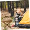 KOMBIUDA Bamboo Folding Stool Portable Outdoor Fishing Chair Lightweight and Durable for Camping Gardens and Home Use Versatile Mini Seat for Quick Rest view 2