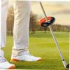 BESPORTBLE 2pcs Golf Swing Weight Training Aid Weighted Golf Club Ring Golfing Weighted Practice Tool Rubber Ring Build Muscle Improve Control view 4
