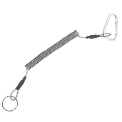 Milisten Heavy Duty Fishing Lanyard with Retractable Coiled Tether for Outdoor Sports Safety Rope for Boating Kayaking and Fishing Gear Anti-Lost Design Lightweight and Convenient