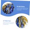 BIUDECO 6pcs Cheerleader Pompoms Handles and Reusable Cheer Props for Sports Events Dance Costumes and Team Spirit Lightweight Metallic Cheerleading Supplies view 3