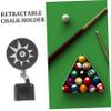 BIUDECO Retractable Pool Chalk Holder Durable Snooker Cue Chalk Tool for Billiard Players Portable and Sturdy Design for Billiards Enthusiasts view 2