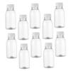 LIOOBO Store Beverages in Style 10pcs 350ml Plastic Milk Bottles Juice Containers Cart view 1