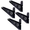 LIOOBO Multi Wall Rack for Skateboards Snowboards Wall Mount Storage Holder for Home Garage Shop Capacity Black view 1