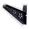 LIOOBO Multi Wall Rack for Skateboards Snowboards Wall Mount Storage Holder for Home Garage Shop Capacity Black view 3