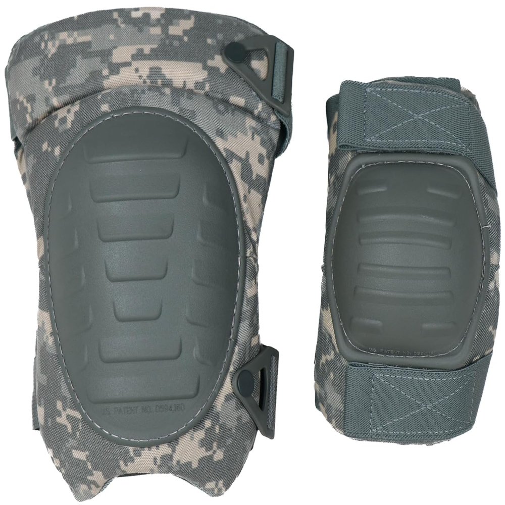 Gear Rack US Military McGuire Nicholas Extended Knee and Elbow Pad Set ACU UCP Army USGI